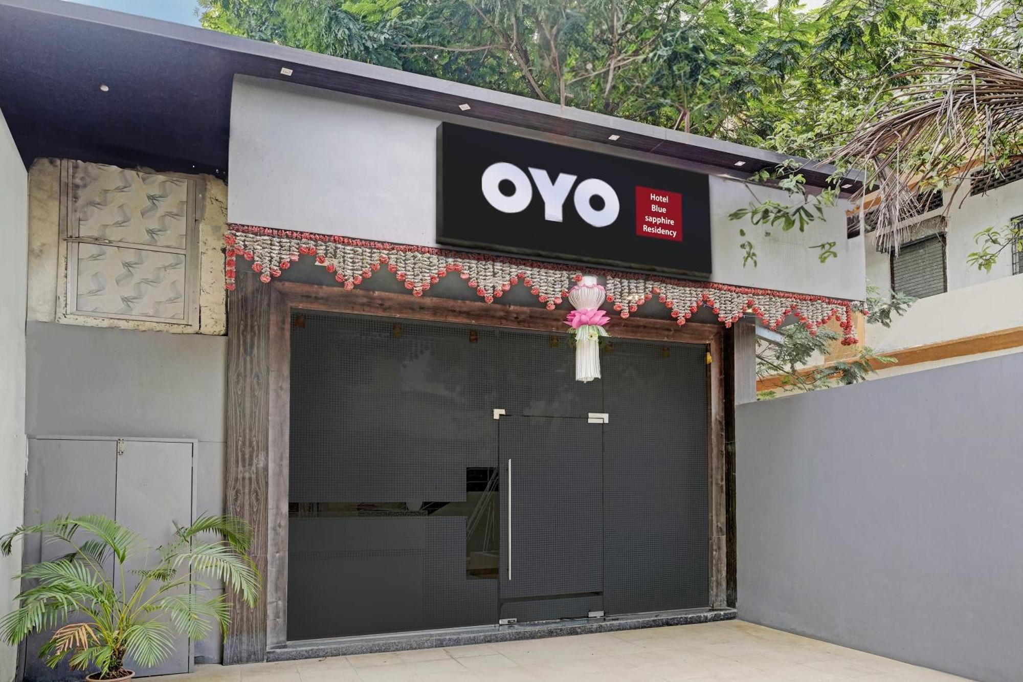 Oyo Hotel Blue Sapphire Residency Near Chhatrapati Shivaji International Airport Bombaj Exteriér fotografie